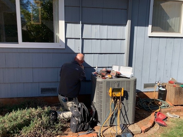 Dan at condenser hooking up electric